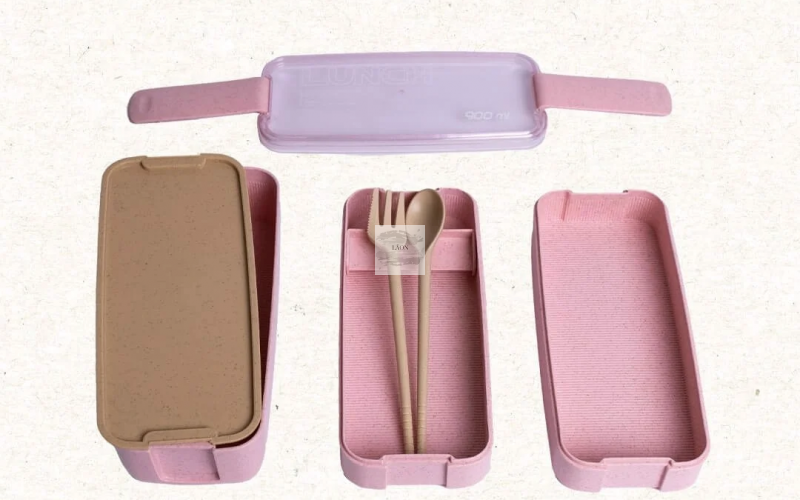 HỘP CƠM 3 TẦNG LÚA MẠCH