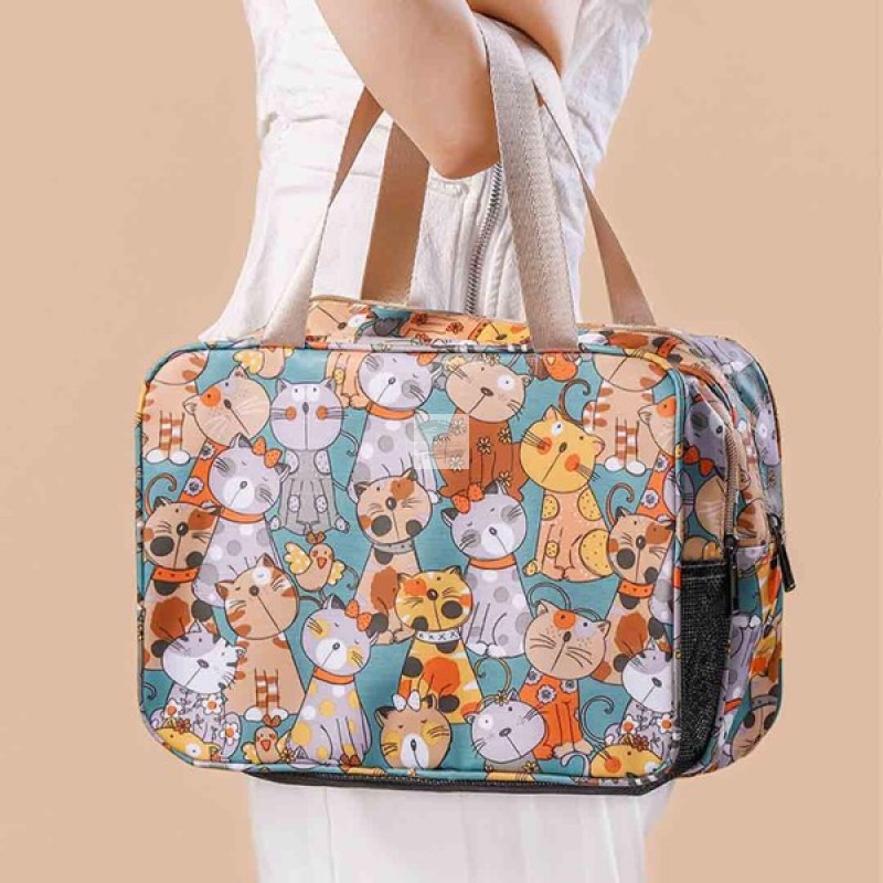 Túi đựng mỹ phẩm họa Cat Cat