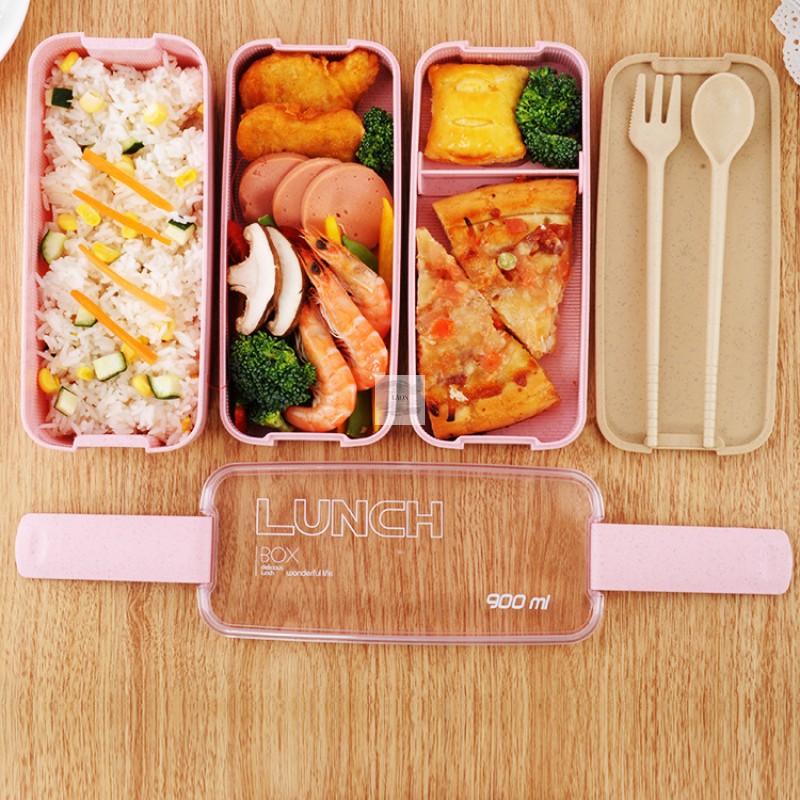 HỘP CƠM 3 TẦNG LÚA MẠCH 